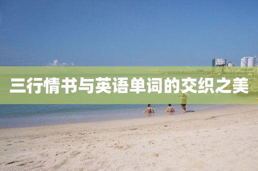 三行情書與英語單詞的交織之美