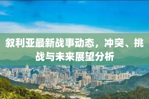 敘利亞最新戰(zhàn)事動態(tài)，沖突、挑戰(zhàn)與未來展望分析