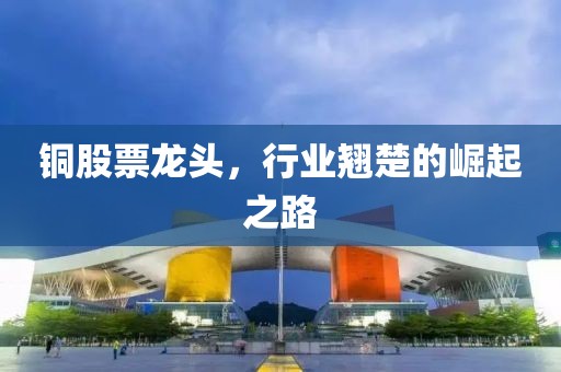 銅股票龍頭，行業(yè)翹楚的崛起之路