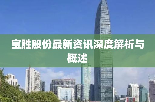 寶勝股份最新資訊深度解析與概述