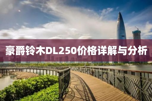 豪爵鈴木DL250價(jià)格詳解與分析