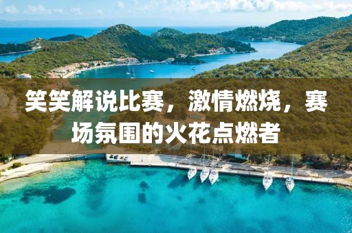 笑笑解說(shuō)比賽，激情燃燒，賽場(chǎng)氛圍的火花點(diǎn)燃者