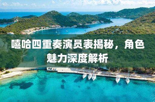 嘻哈四重奏演員表揭秘，角色魅力深度解析