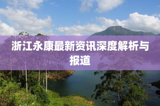 浙江永康最新資訊深度解析與報道