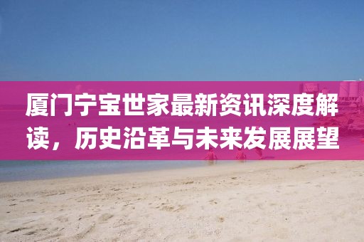 廈門寧寶世家最新資訊深度解讀，歷史沿革與未來發(fā)展展望