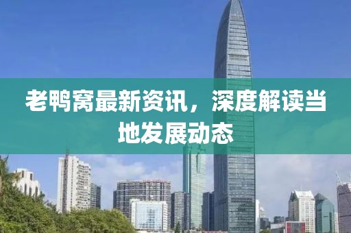 老鴨窩最新資訊，深度解讀當(dāng)?shù)匕l(fā)展動態(tài)