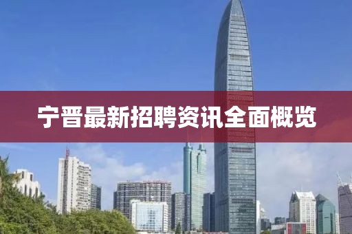 寧晉最新招聘資訊全面概覽