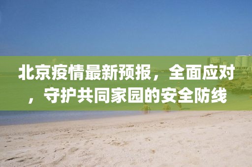 北京疫情最新預(yù)報(bào)，全面應(yīng)對(duì)，守護(hù)共同家園的安全防線