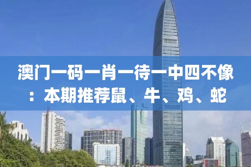 澳門(mén)一碼一肖一待一中四不像：本期推薦鼠、牛、雞、蛇