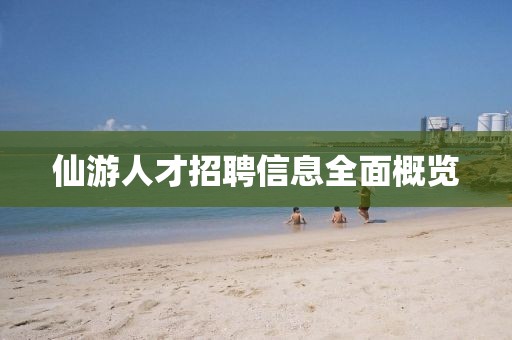 仙游人才招聘信息全面概覽