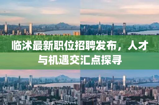 臨沭最新職位招聘發(fā)布，人才與機(jī)遇交匯點(diǎn)探尋