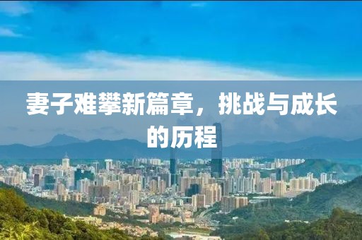 妻子難攀新篇章，挑戰與成長的歷程