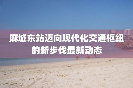 麻城東站邁向現(xiàn)代化交通樞紐的新步伐最新動態(tài)