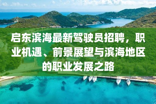 啟東濱海最新駕駛員招聘，職業(yè)機遇、前景展望與濱海地區(qū)的職業(yè)發(fā)展之路