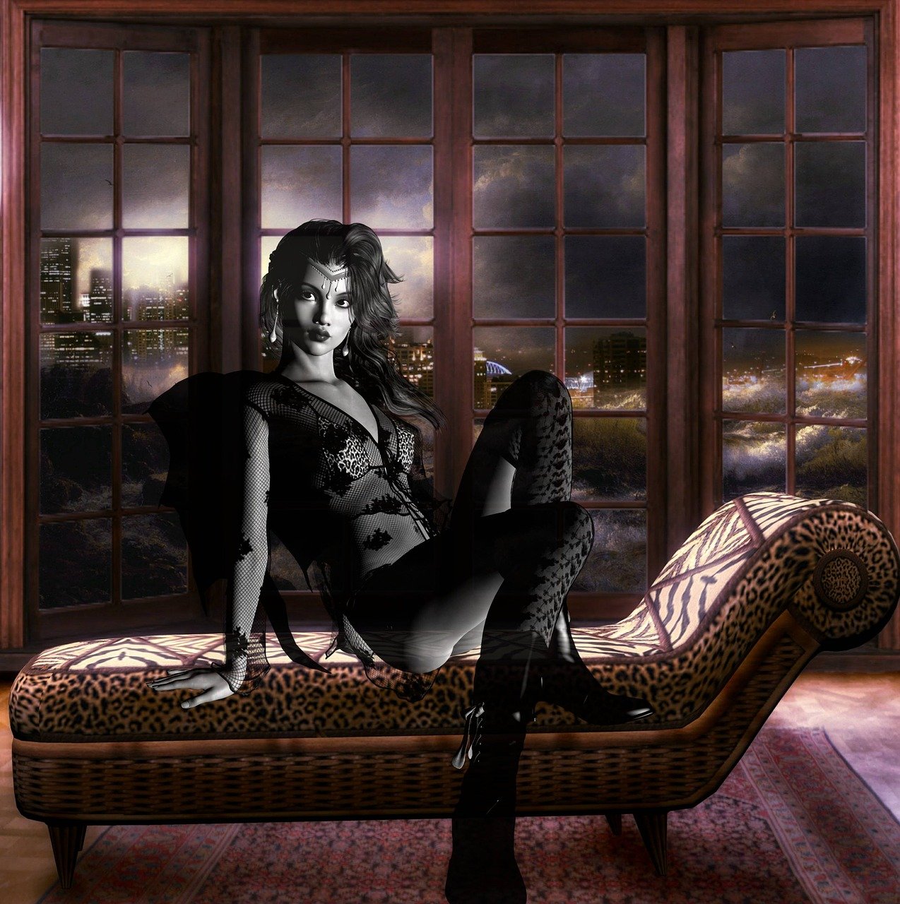 動漫美女內(nèi)褲，美輪美奐的視覺盛宴